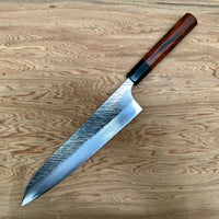 Yu Kurosaki Fujin SG2 Hammered Gyuto 240 - Siamese Rosewood and horn