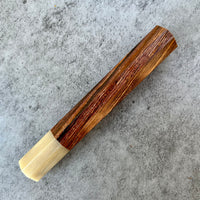 Custom Japanese Knife handle (wa handle) for 165-210mm : Cocobolo and blonde horn