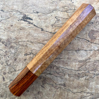 Custom Japanese Knife handle (wa handle) for 165-210mm - Afzelia Xylay and cocobolo