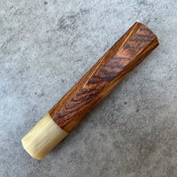 Custom Japanese Knife handle (wa handle) for 165-210mm : Cocobolo and blonde horn