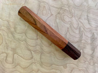 Custom Japanese Knife handle (wa handle) - Yucatán Rosewood