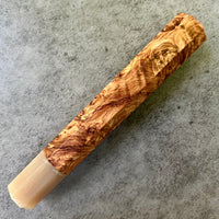 Custom Japanese Knife handle (wa handle) for 210-230mm : Honduran Rosewood burl and horn