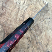 Custom Yu Kurosaki HAP40 210mm (8”) Gyuto Chef Knife - Dyed Box Elder
