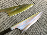 Yu Kurosaki Houou Rainbow Colored Damascus VG10 Petty 150mm - Blade Only