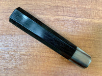 Custom Japanese Knife handle (wa handle) - Ebony and horn
