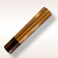 Custom Japanese Knife handle (wa handle)  for 165-210 mm:  Brazilian cherry and desert ironwood