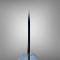 Custom Shiro Kamo AS Kurouchi TALL Nakiri 165mm - Double dyed maple burl