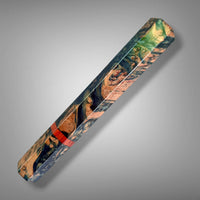 Custom Japanese Knife handle (wa handle)  for 165-210 mm: Maple burl and bubinga