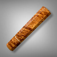 Custom Japanese Knife handle (wa handle)  for 240-260mm :  Amboyna burl and bronze