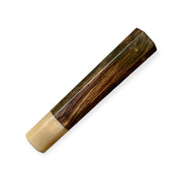 Japanese Knife handle (wa handle)  for 240mm -   African Blackwood and blonde