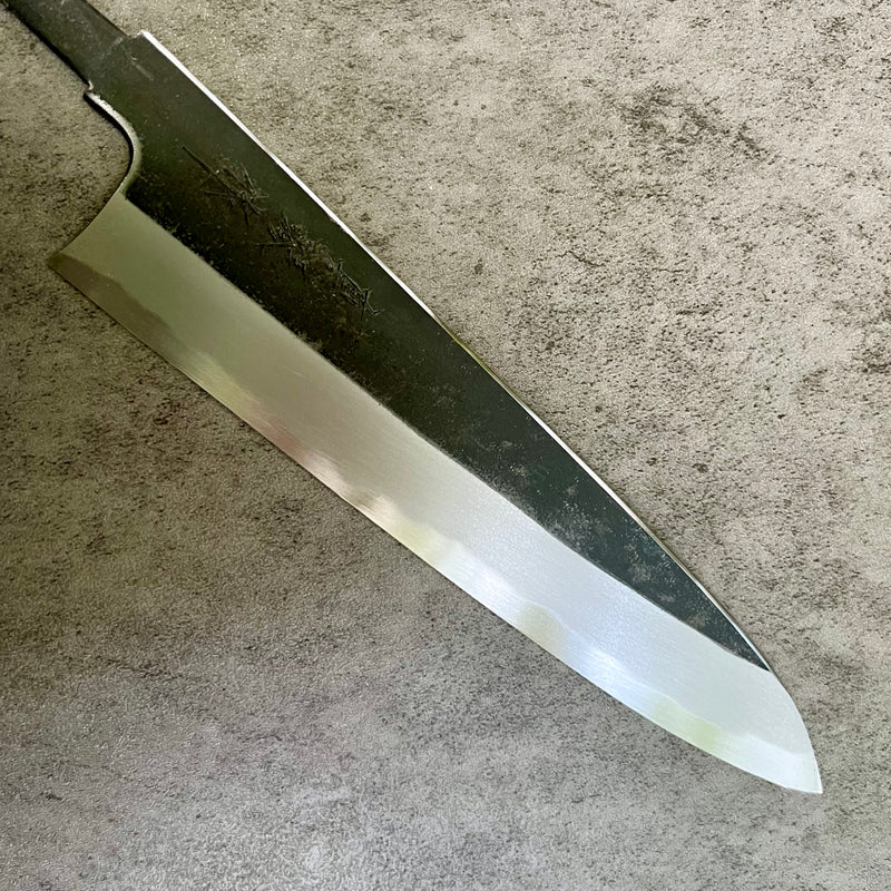 Tadokoro Nakagawa White 2 Gyuto 210 mm Kurouchi Finish - Blade Only