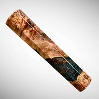 Custom Japanese Knife handle (wa handle)  for 165-210 mm: Honduran Rosewood Burl Hybrid