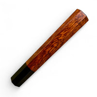 Custom Japanese Knife handle (wa handle)  for 165-225 mm: Snakewood and  buffalo horn