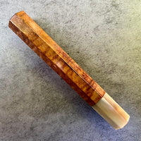 Custom Japanese Knife handle (wa handle)  for 240mm -  Excellent quality Koa and blonde horn
