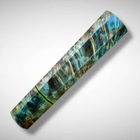 Custom Japanese Knife handle (wa handle)  for 165-210 mm: Dyed Amboyna burl