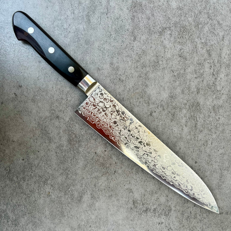 Tsunehisa AUS10 45 layer Damascus Gyuto 210mm - Western Handle