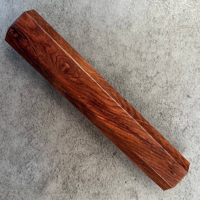 Custom Japanese Knife handle (wa handle)  for 240mm : Honduran Rosewood