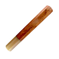 Custom Japanese Knife handle (wa handle)  for 165-210 mm: Yucatán rosewood and blonde