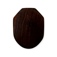 Custom Japanese Knife handle (wa handle)  for 165-210 mm: Cocobolo and Blonde Horn (shield shape)