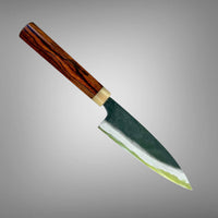 Custom Kyohei Shindo Yanagi Petty 120mm - Desert Ironwood and Blonde horn : Sugi Cutlery