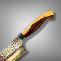 Custom Kurosaki Western Senko Ei SG2 210 mm  (8”) Gyuto - Desert ironwood burl: Sugi Cutlery