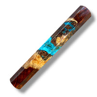 Custom Japanese Knife handle (wa handle)  for 165-210 mm: Bloodwood burl hybrid