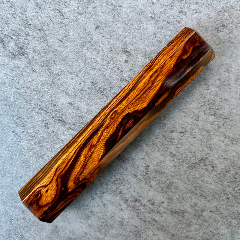 Custom Japanese Knife handle (wa handle)  for 165-210mm -  Desert Ironwood