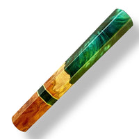 Japanese Knife handle (wa handle)  for 240-260 mm : Red Mallee Burl Hybrid