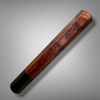 Custom Japanese Knife handle (wa handle)  for 240-270 mm :  Cocobolo burl and horn