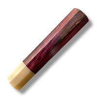 Custom Japanese Knife handle for 240mm   - Kingwood and nice blonde horn