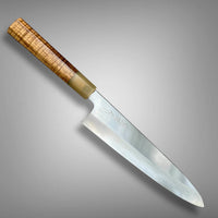 Custom Tadokoro Nakagawa  Hon-Kasumi Ginsan 3 Gyuto 240 - Koa and blonde