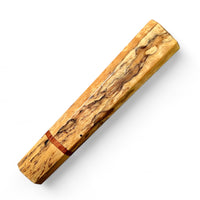 Custom Japanese Knife handle for 240mm   -  Spalted Tamarind and bubinga