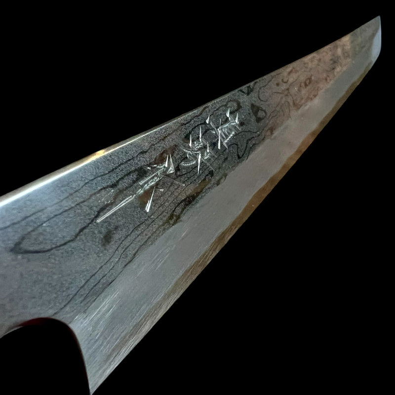 Tadokoro Nakagawa Aogami B1 Damascus Sakimaru Takohiko 300 mm - Blade Only