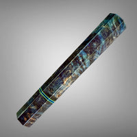 Custom Japanese Knife handle (wa handle)  for 165-210 mm: Double dyed maple burl | Sugi Cutlery
