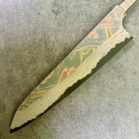 Hatsukokoro Nigara Dark Irodori B2 rainbow Gyuto 240mm : Blade Only