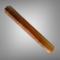 Custom Japanese Knife handle (wa handle)  for 240-260 mm :  Curly dark Hawaiian Koa