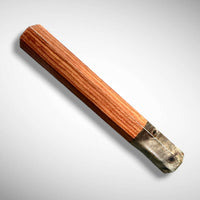 Custom Japanese Knife handle (wa handle)  for 165-210 mm: Pau Rosa and Buckeye burl
