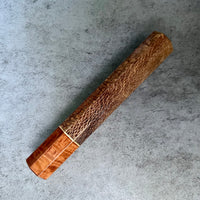 Custom Japanese Knife handle (wa handle)  for 165-210mm :  Macadamia and buloke