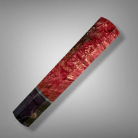 Japanese Knife handle (wa handle)  for 240 mm :  Box elder burl and curly maple