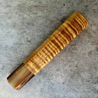 Custom Japanese Knife handle (wa handle)  for 240mm - Koa and marbled horn