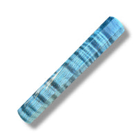 Custom Japanese Knife handle (wa handle)  for 165-210 mm: Dyed curly maple blue