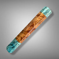 Custom Japanese Knife handle (wa handle)  for 165-210 mm: Amboyna burl and box elder burl