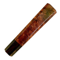 Custom Japanese Knife handle (wa handle)  for 165-210 mm -  Sequoia burl and horn