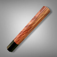 Custom Japanese Knife handle (wa handle)  for 240-260mm :  Siamese Rosewood and Buffalo horn