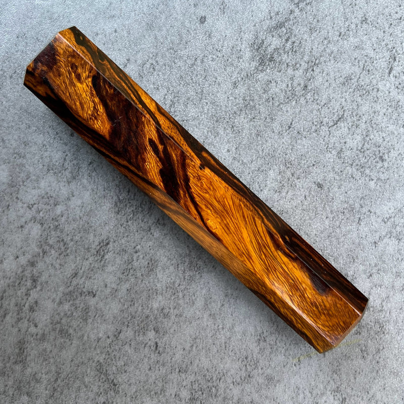 Custom Japanese Knife handle (wa handle)  for 165-210mm -  Desert Ironwood