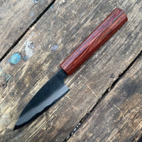 Custom Kyohei Shindo Iron clad Aogami Kurouchi Petty 90 mm - Cocobolo
