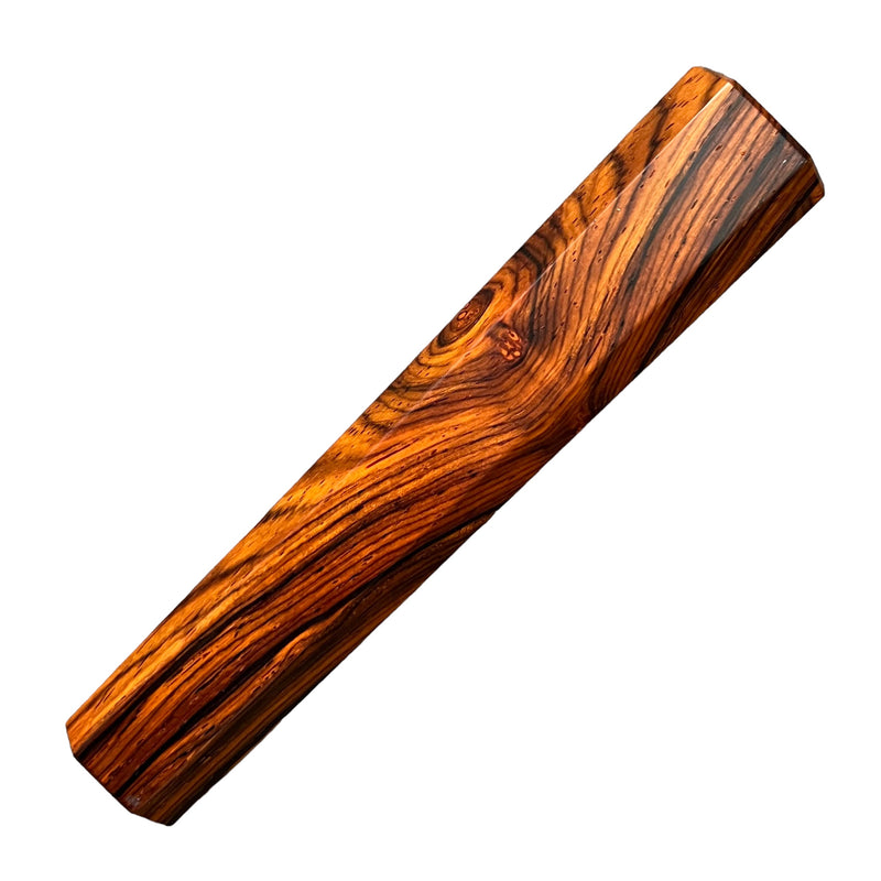 Custom Japanese Knife handle (wa handle)  for 240 mm : Figured Cocobolo, CITES Certified