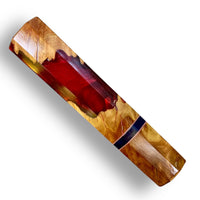 Custom Japanese Knife handle (wa handle)  for 165-210 mm:  Hybrid Maple burl