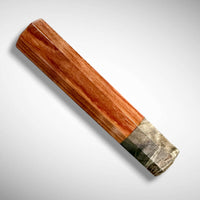 Custom Japanese Knife handle (wa handle)  for 165-210 mm: Pau Rosa and Buckeye burl