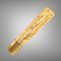 Custom Japanese Knife handle (wa handle)  for 240-260mm :  Curly blonde Mahogany and blonde